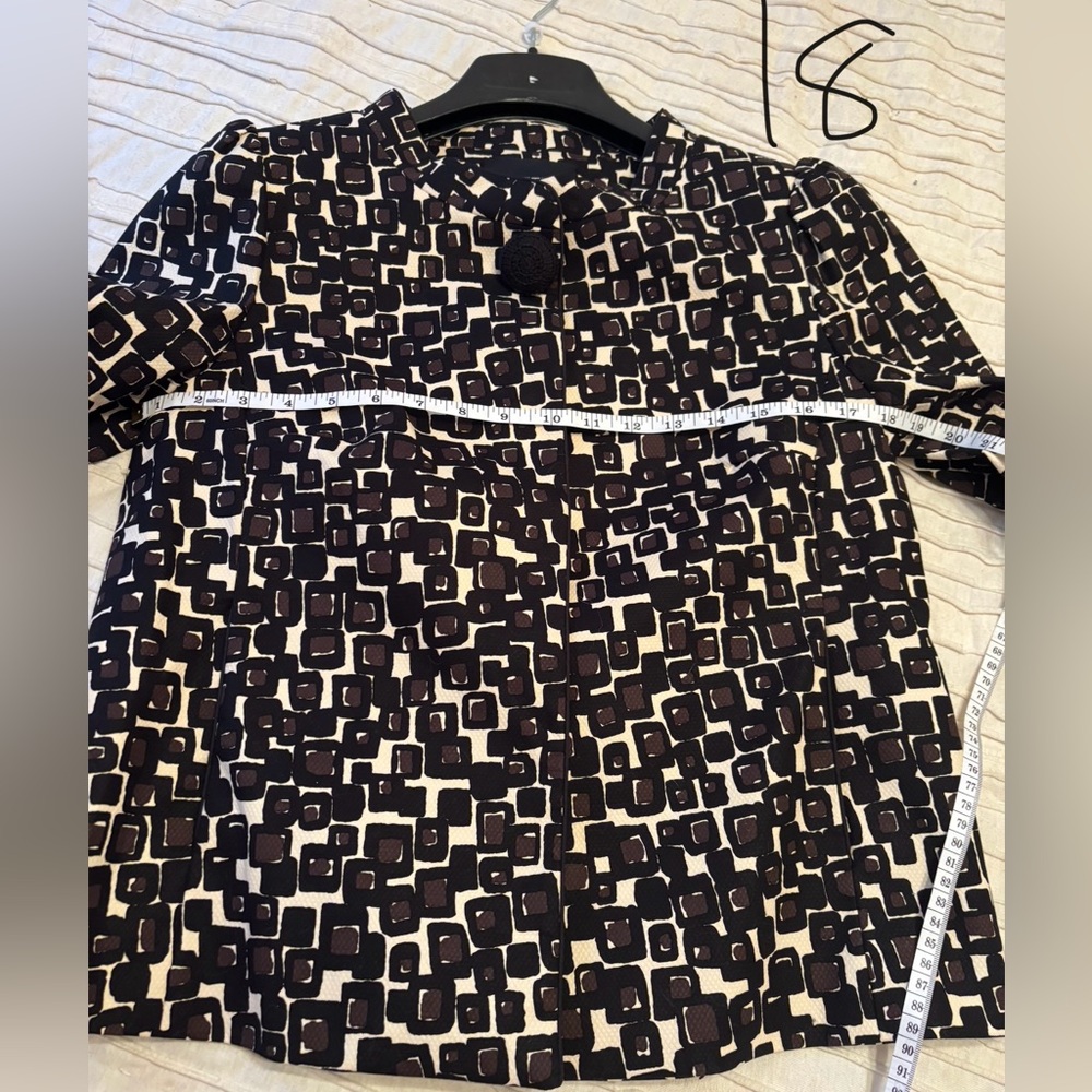 Etcetera Jacket Pleated Back Size 4 - image 6